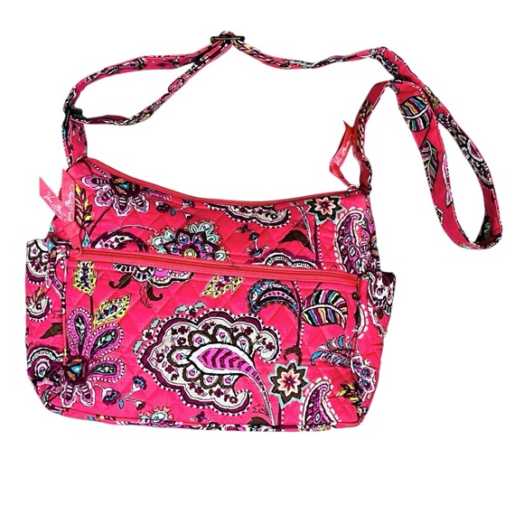 Vera Bradley Handbags - Vera Bradley Call Me Coral Crossbody Bag Adjustable/Strap Paisley Paradise